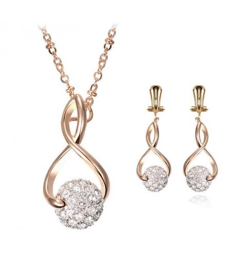 SET302 - Elegant Gemstone Necklace Set